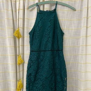 Green Lace Topshop Dress
